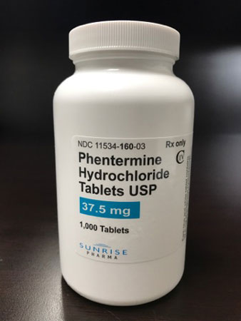 phentermine bottle