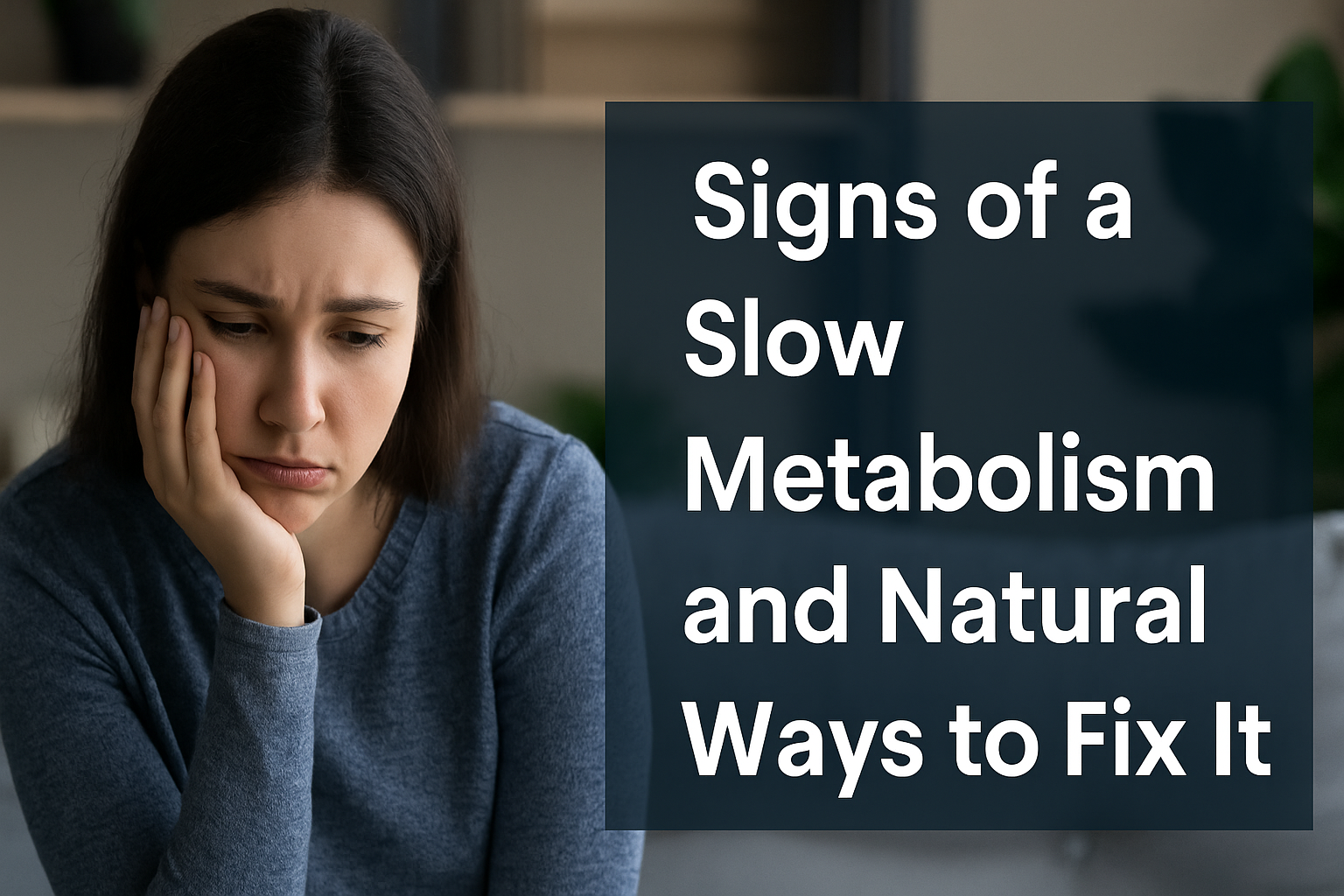 Signs of a Slow Metabolism and Natural Ways to Fix It