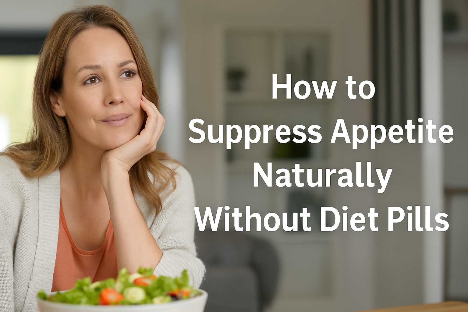 how to suppress appetite naturally without diet pills